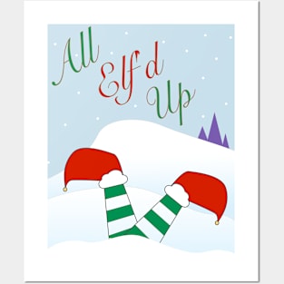 Ugly Christmas Elfed Up Posters and Art